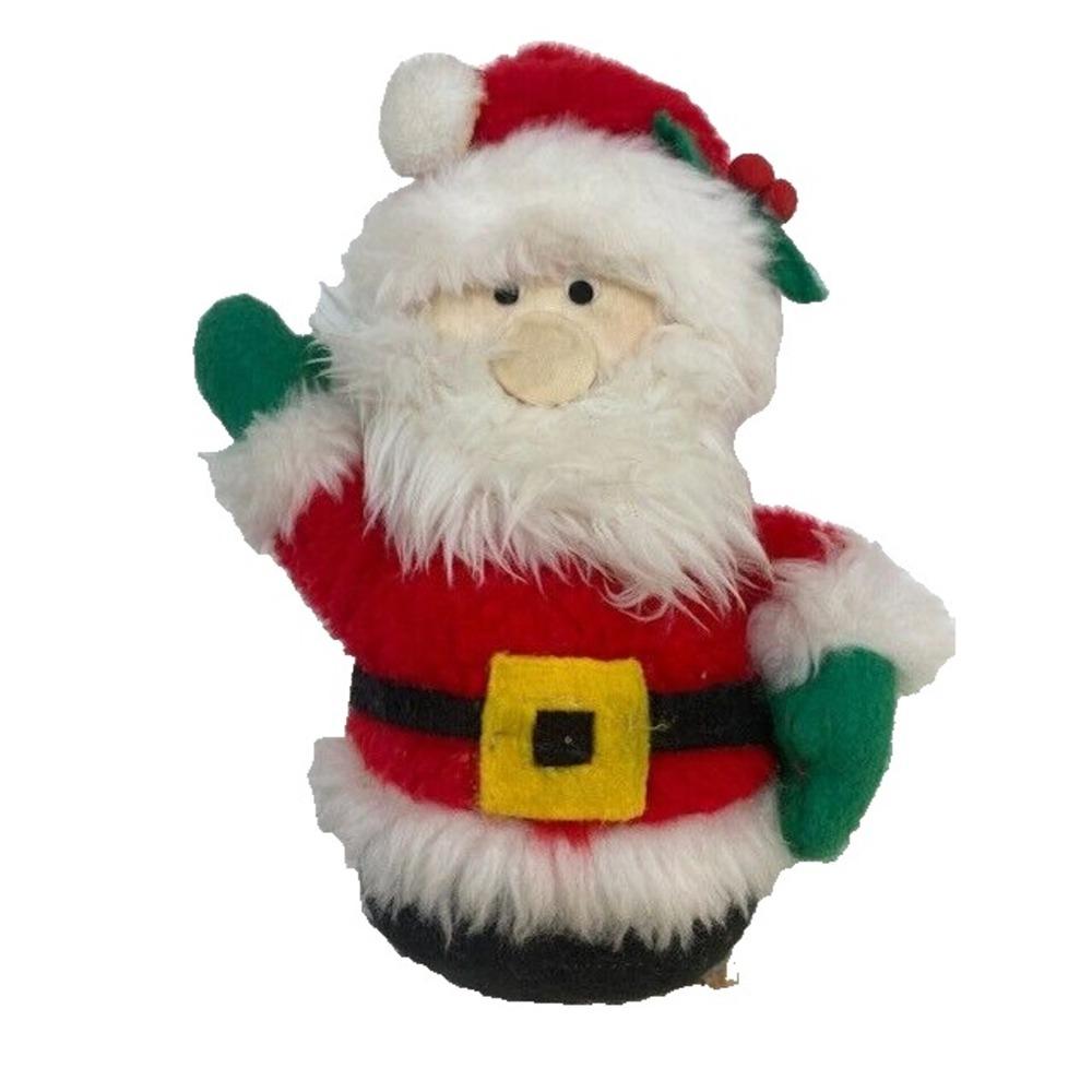 Vintage American Greetings Corporation Santa Claus Stuffed Christmas Plush 8 in